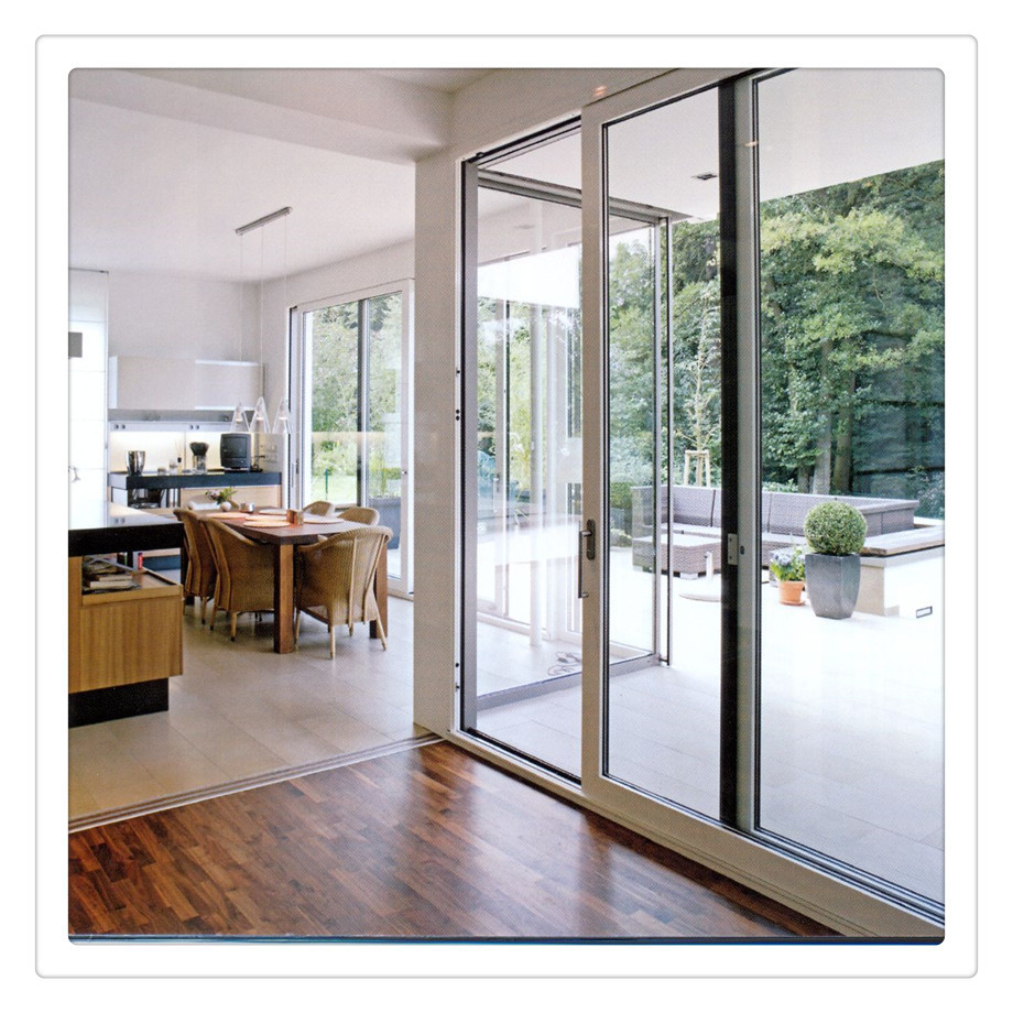 Prima New stylish China High Quality Supplier  Aluminum frame Trackless Retractable Screen anti Mosquito Sliding Door