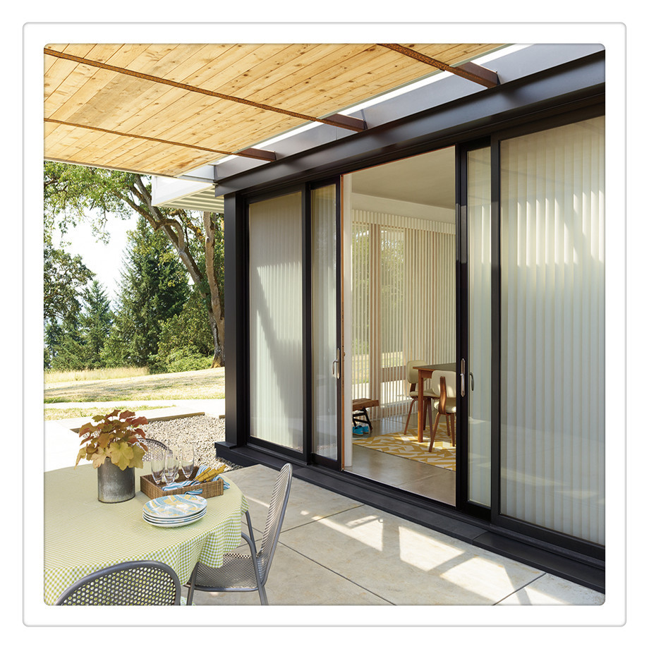 Prima New stylish China High Quality Supplier  Aluminum frame Trackless Retractable Screen anti Mosquito Sliding Door