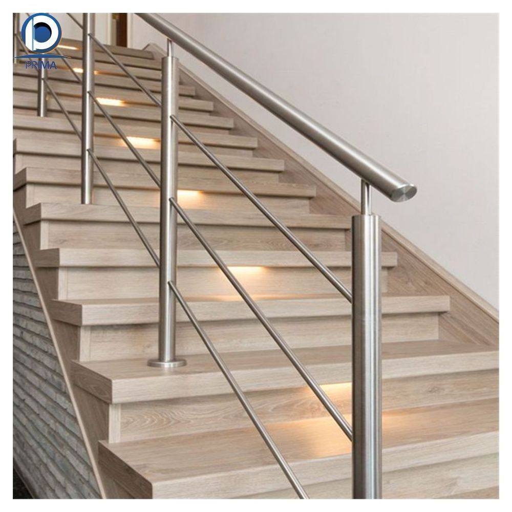 Prima Deck Rod Stair Railing Cost Cheap Tensioning Stainless Steel Cable Balustrade Railing Post