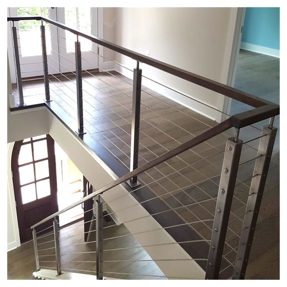 Prima Factory Deck 316 Stainless Steel Wire Balustrade Indoor Cable Wire Stairs Railing outdoor railing wire cable systems