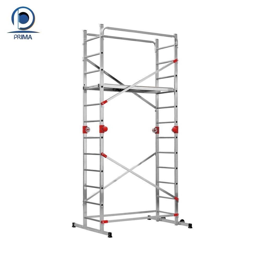 Prima Professional Portable Mobile Scaffoldings Platform Scaffolding pedal pine planks steel catwalk platfo