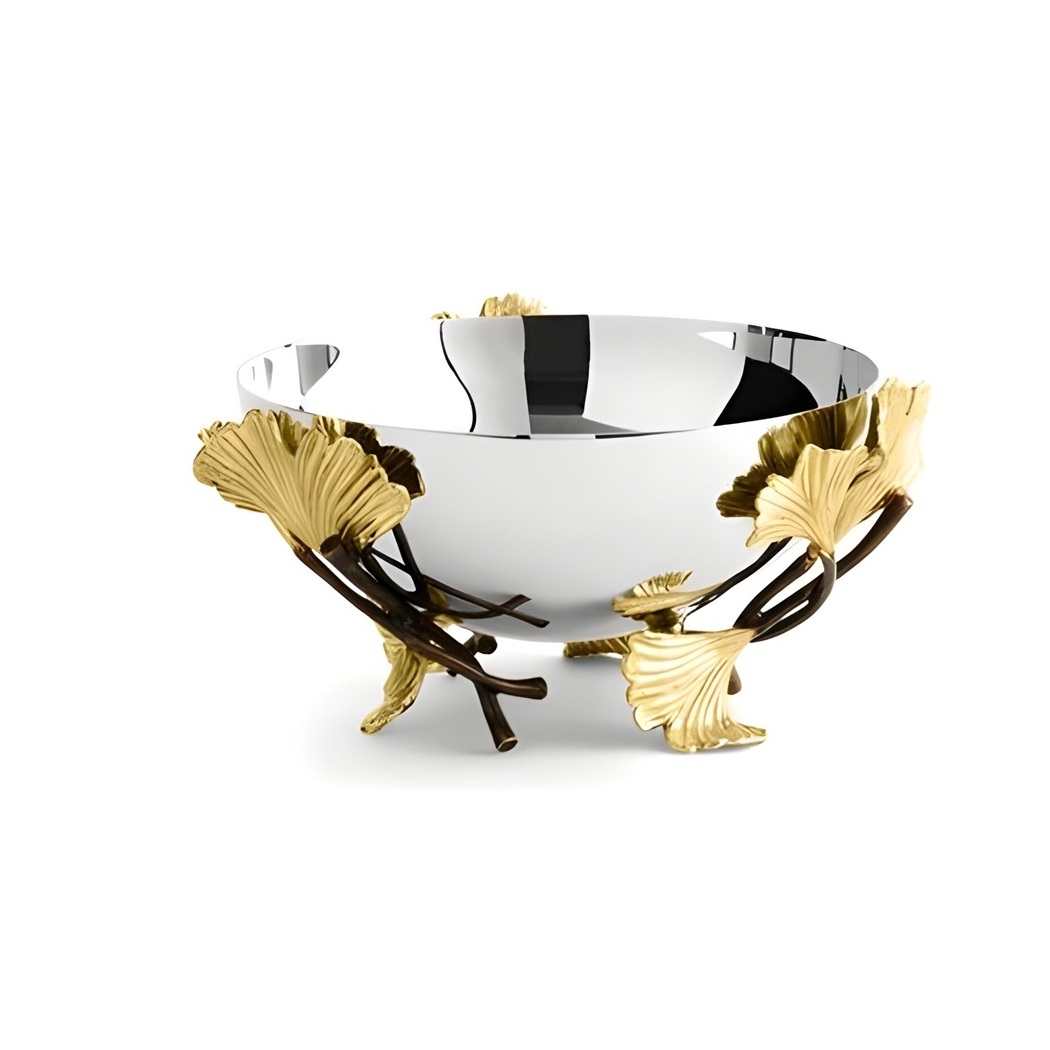 High quality Brass Border Serving Bowls for Dry Fruits dish & bowl kitchenware decorated item Dinning Decor wholesale price bowl