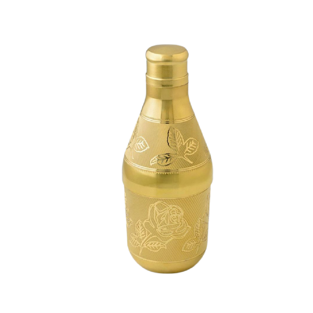 Brilliant Polished Brass Bottle For Barware Beer Serving Table Decor Luxury Leak Proof Designer Beer Bottles Manufacturer