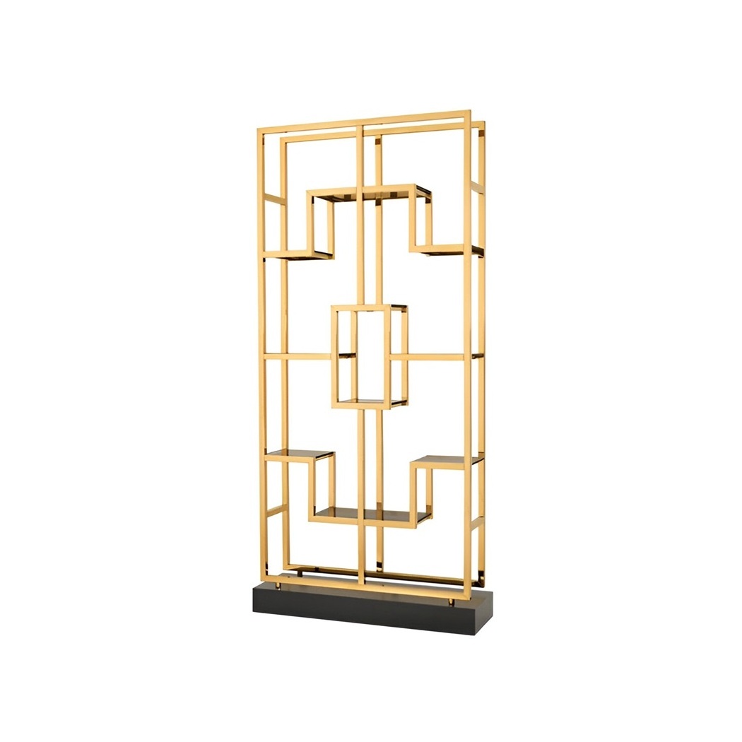 Elegant Modern Luxury Books Shelves For Luxury Stores Products Display Cabinet Luxuries Designer Metal Industrial Rack