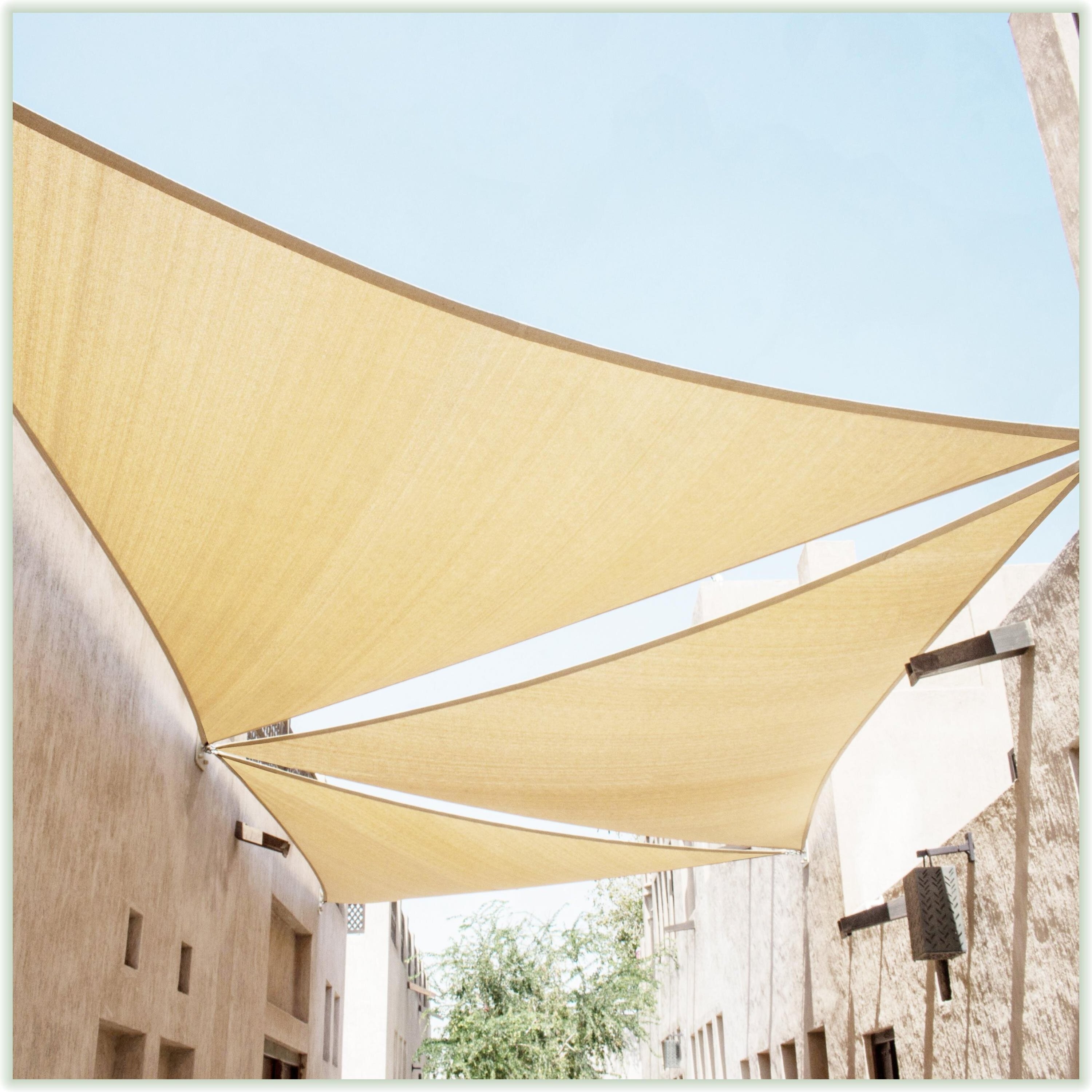 commercial waterproof hdpe sun sail shade net/cloth canopy for beach