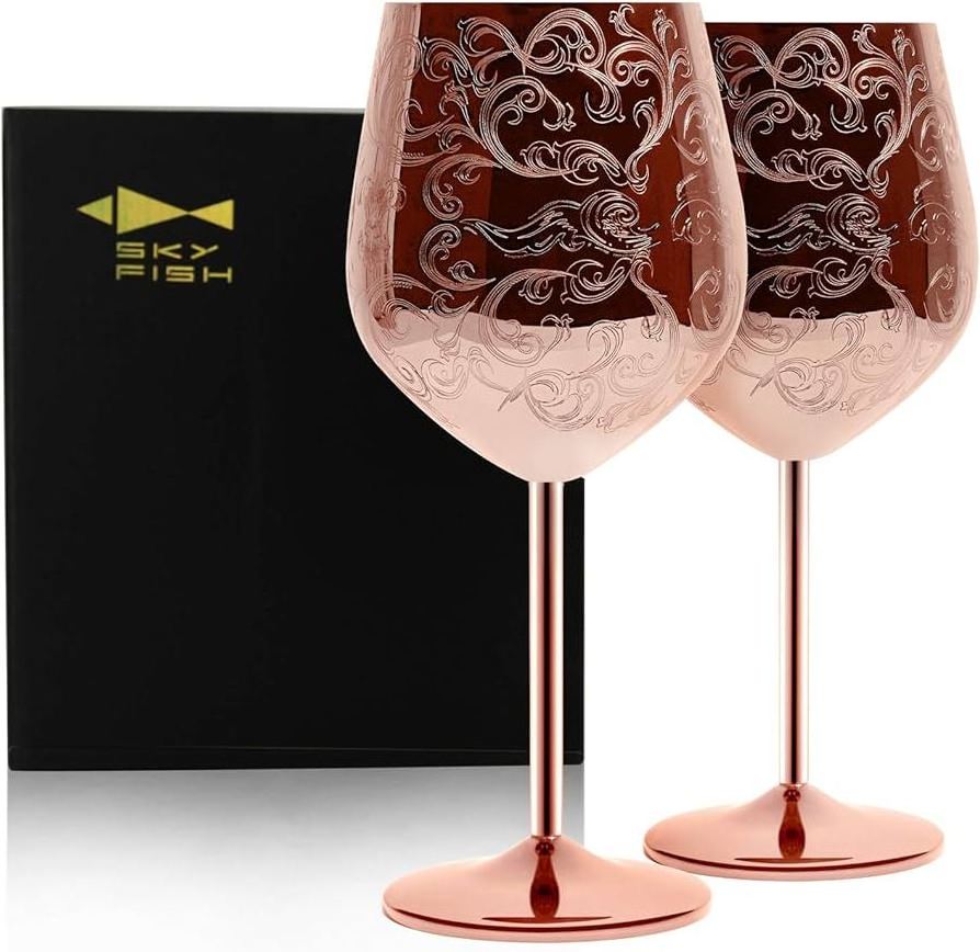 Modern Design Copper Antique Wine Goblet for Wine and other Drinks Manufacturer and Exporter from India With Low Prices