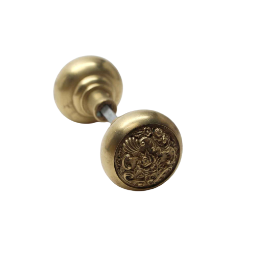 Top Ranking Brass Door Knobs Designer Gold Polished Knobs Handmade Elegant Metal Knobs Wholesale Bulk India Manufacturer