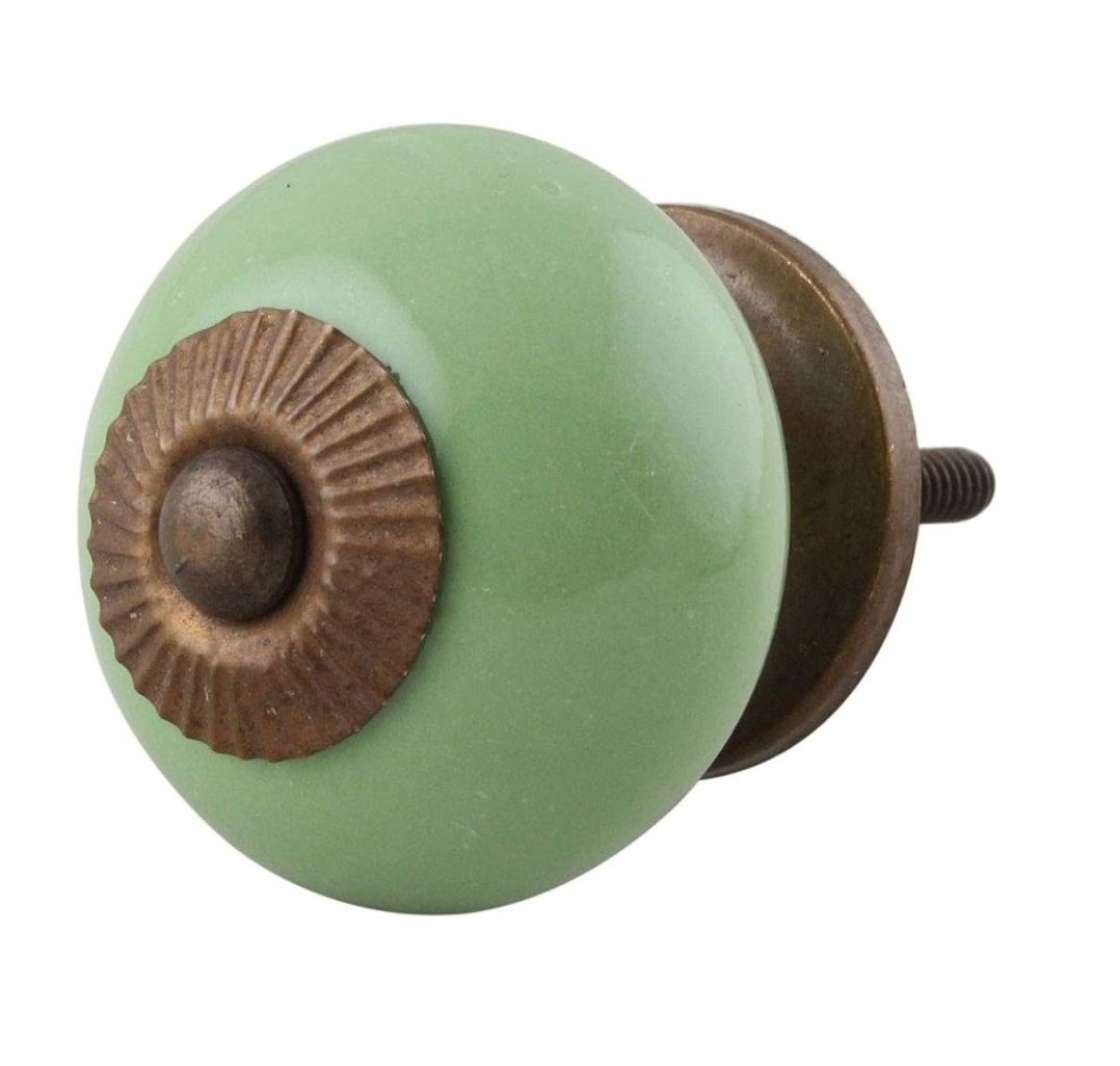 New Design decorative cabinet drawer Top Quality Ceramic Door knobs Round Ball Shape Cupboard Door Pulls