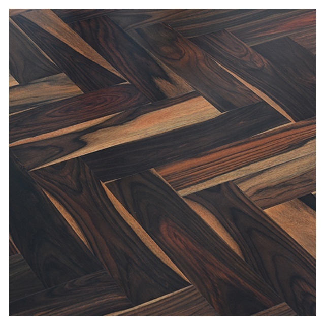 Matt Gloss Rosewood Luxury Herringbone Engineered Hardwood Flooring