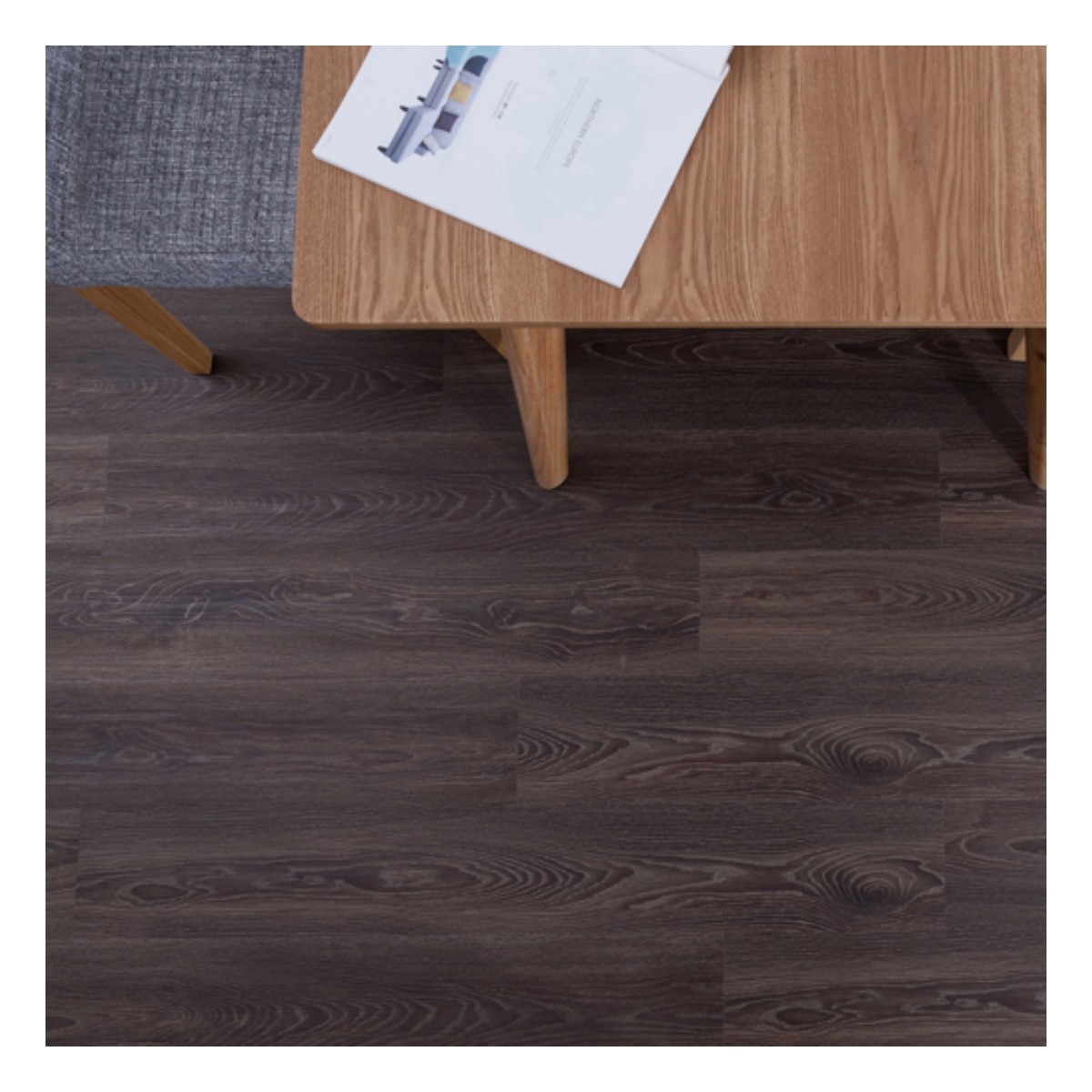 waterproof light oak Modern Distressed plastic vinyl plank rigid core vinyl click PVC tile spc flooring