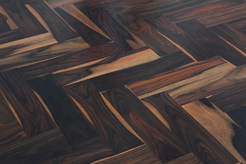 Matt Gloss Rosewood Luxury Herringbone Engineered Hardwood Flooring