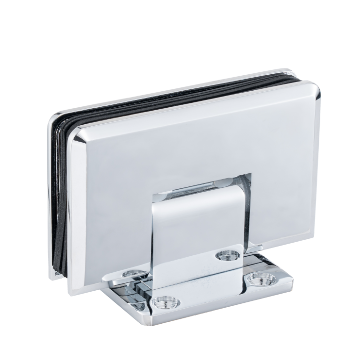 Glass shower door hinge fitting bevel edge glass wall hinge 90 degree chrome glass shower door hinges