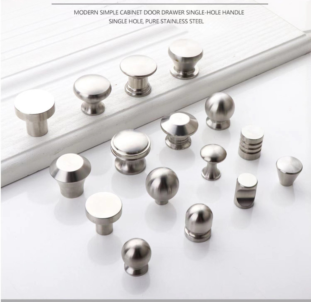 Door knobs for interior brass or stainless steel cabinet door knob door and kitchen cabinet hardware