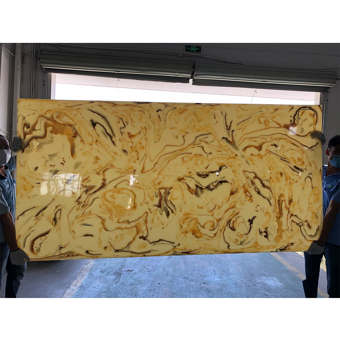 Alabaster Sheet Solid Surface Material translucent Faux Alabaster Artificial Wall Slab