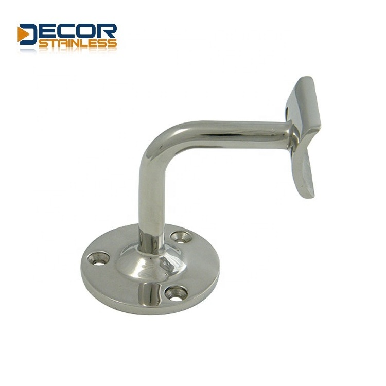 Wear resistant and corrosion resistant Handrail Bracket With Cover stainless steel stair