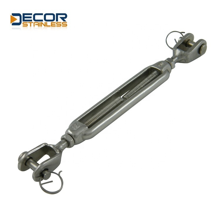 Stainless Steel Turnbuckle Heavy Duty Wire Rope Tension Cable Railing Kit for Sun Shade Tent