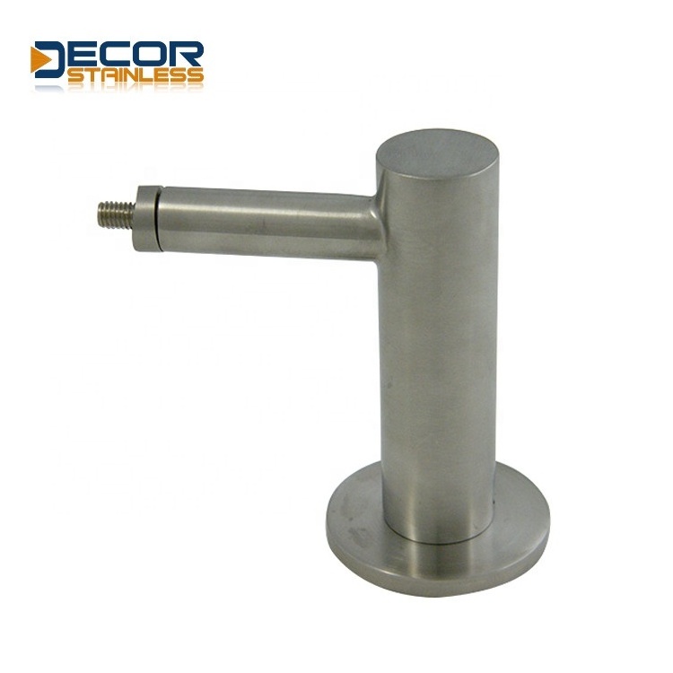 Wear resistant and corrosion resistant Handrail Bracket With Cover stainless steel stair