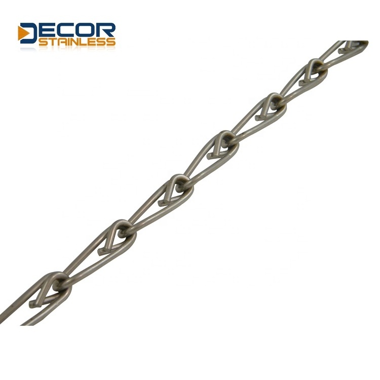 Stainless steel marine grade lifting long and short link chain