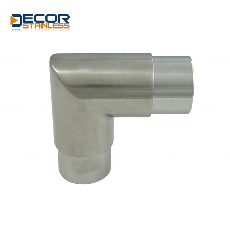 Supplier customization Customizable stainless steel accessories 316 or 304  Straight Elbow Satin Finish Plastic