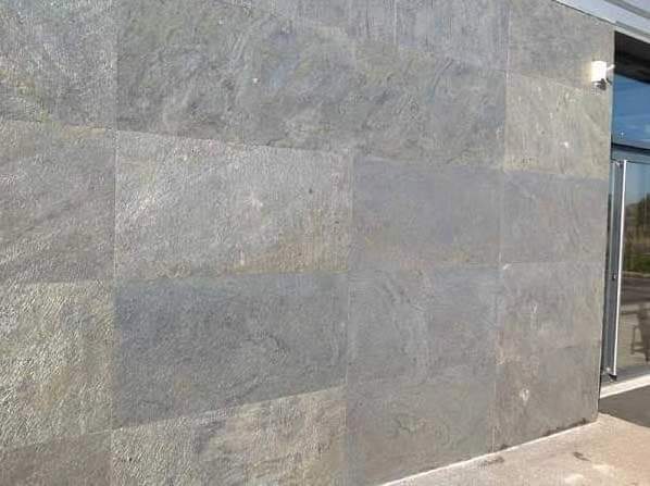 Deoli Green Flexible Natural Ultra Thin Real Slate Stone Veneer Sheets 2 mm Indoor Outdoor Wall Cladding Designer