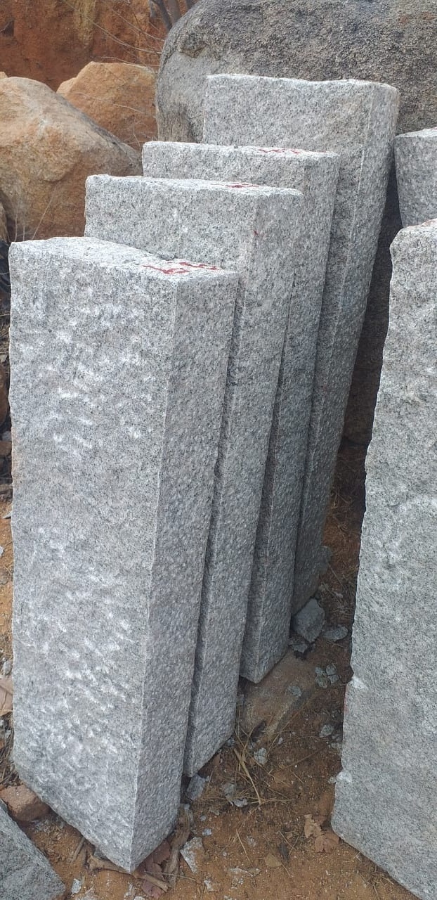 Indian Grey Granite Kerbstone for exterior paving garden landscaping Rough Surface curbstones Palisades Edging Paving pavement