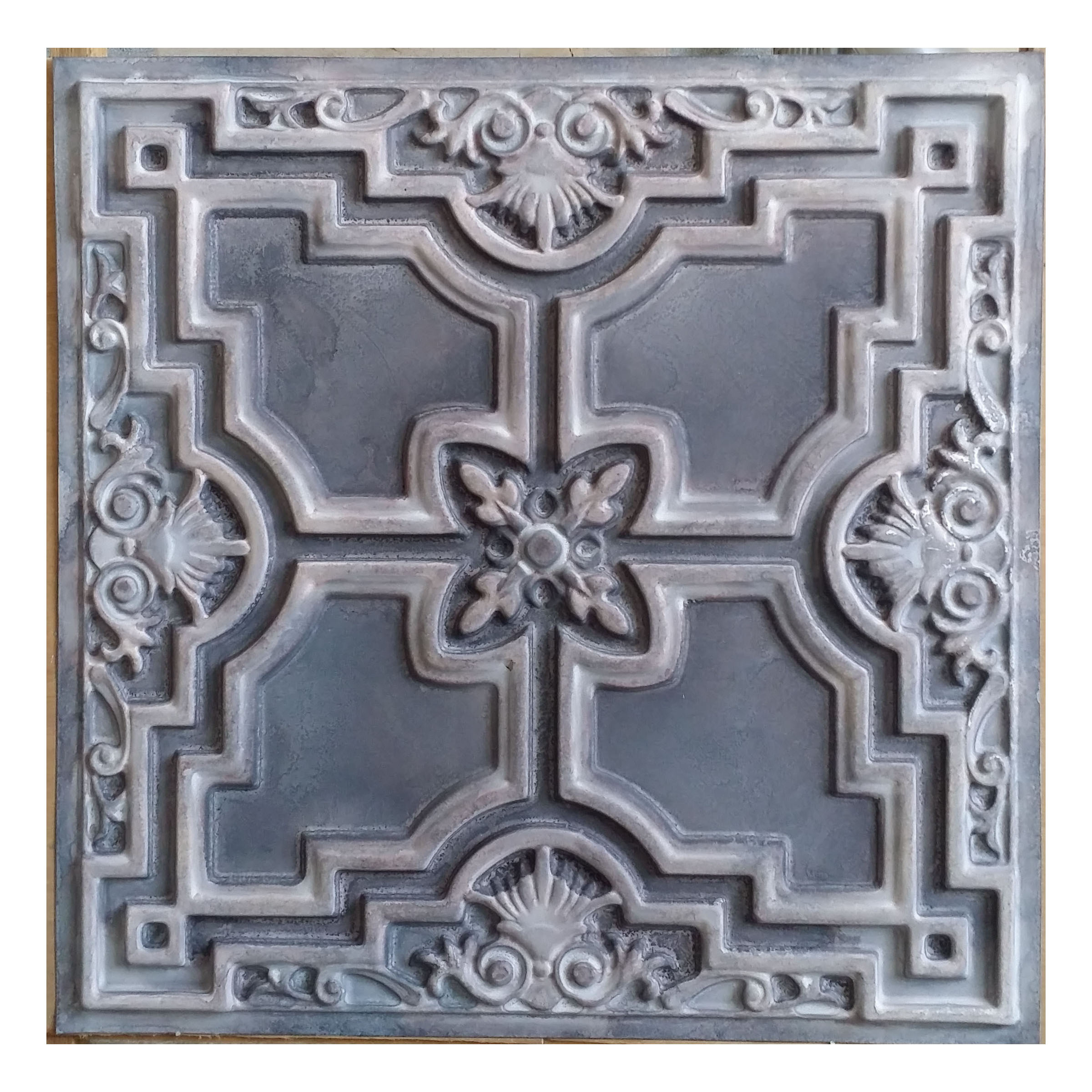 2022 New style PAINTSDECOR old wood gray bar wall panel PL16  faux tin ceiling tile plastic ceiling and wall tiles