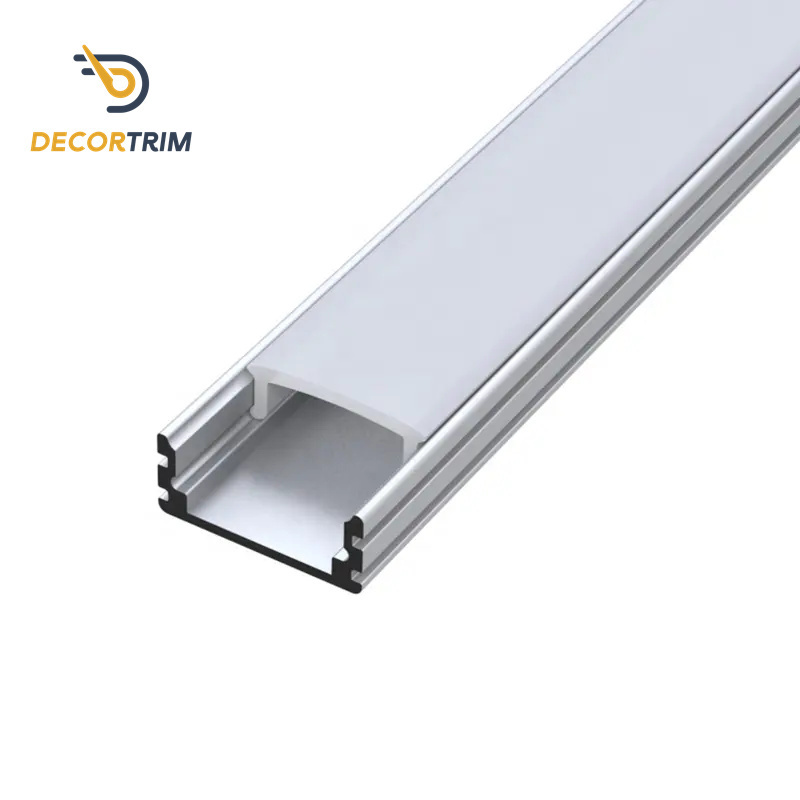 Prolink Metal Black LED Channel System Aluminum Extrusion Profile for Strip Tape Light Track Segments