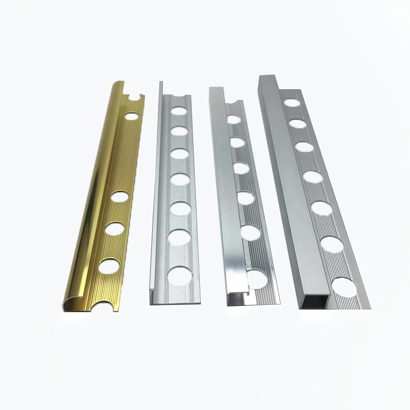 Aluminum Decorative tile transition strips For Edge Trim