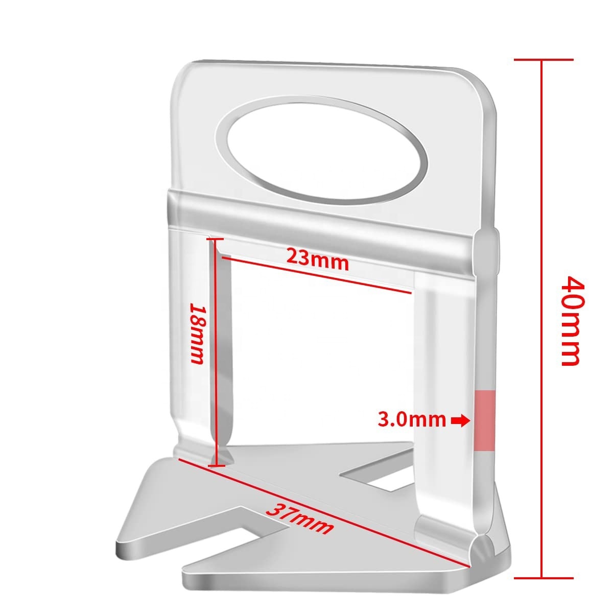 DECORTRIM Tile Leveling System Spacers and Clips for Professional Ceramic Tile and Stone Installation