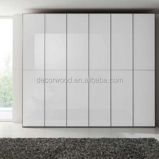 MDF high gloss armoire designs small bedroom wall  whitewardrobe closet