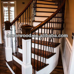 Best price solid wooden spiral staircase solid stair tread