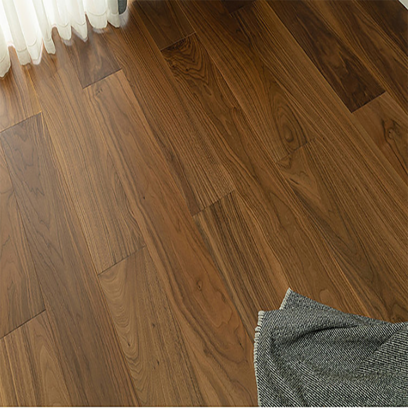 High quality oil finished walnut wooden plank timber floors