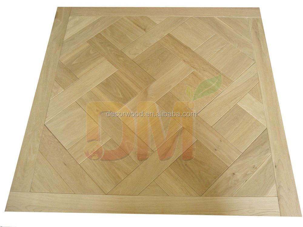 Factory price white oak french style wooden Versailles parquet floor