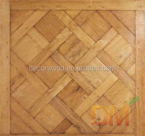 Factory price white oak french style wooden Versailles parquet floor