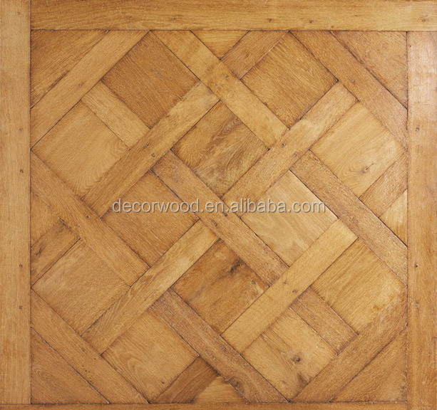 Factory price white oak french style wooden Versailles parquet floor