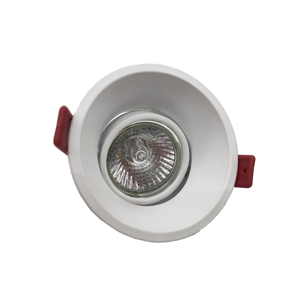 Factory Price Square Recessed Ceiling Gu10 Mr16 Bulb Round Fixed Fixture Downlight Fixture