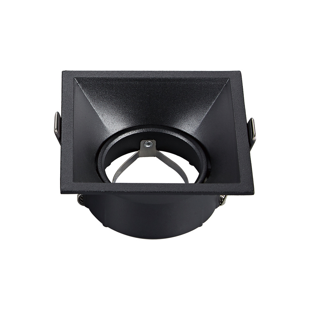 Factory Price Square Recessed Ceiling Gu10 Mr16 Bulb Round Fixed Fixture Downlight Fixture