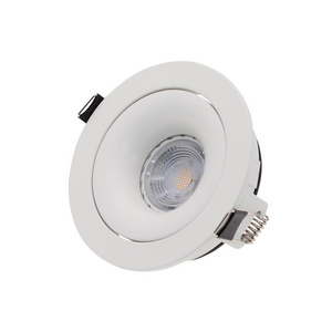 360degree Rotate GU10 MR16 Down Light Fixture White Black Square and Round GU10 Fitting