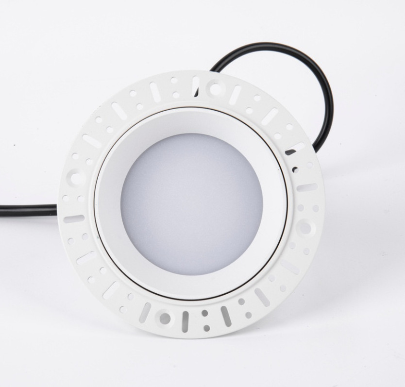 White frame down light IP65 waterproof light Outdoor lighting COB 12w led downlight for bathroom