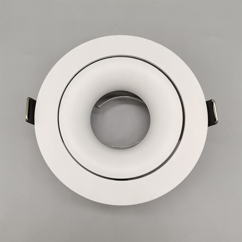 360degree Rotate GU10 MR16 Down Light Fixture White Black Square and Round GU10 Fitting