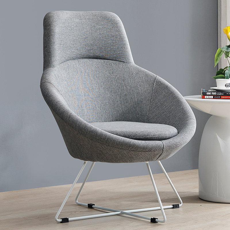 Nordic fashionable Half circle chair Living Room Leisure Chair Use Coffee Shop High Quality lounge chair