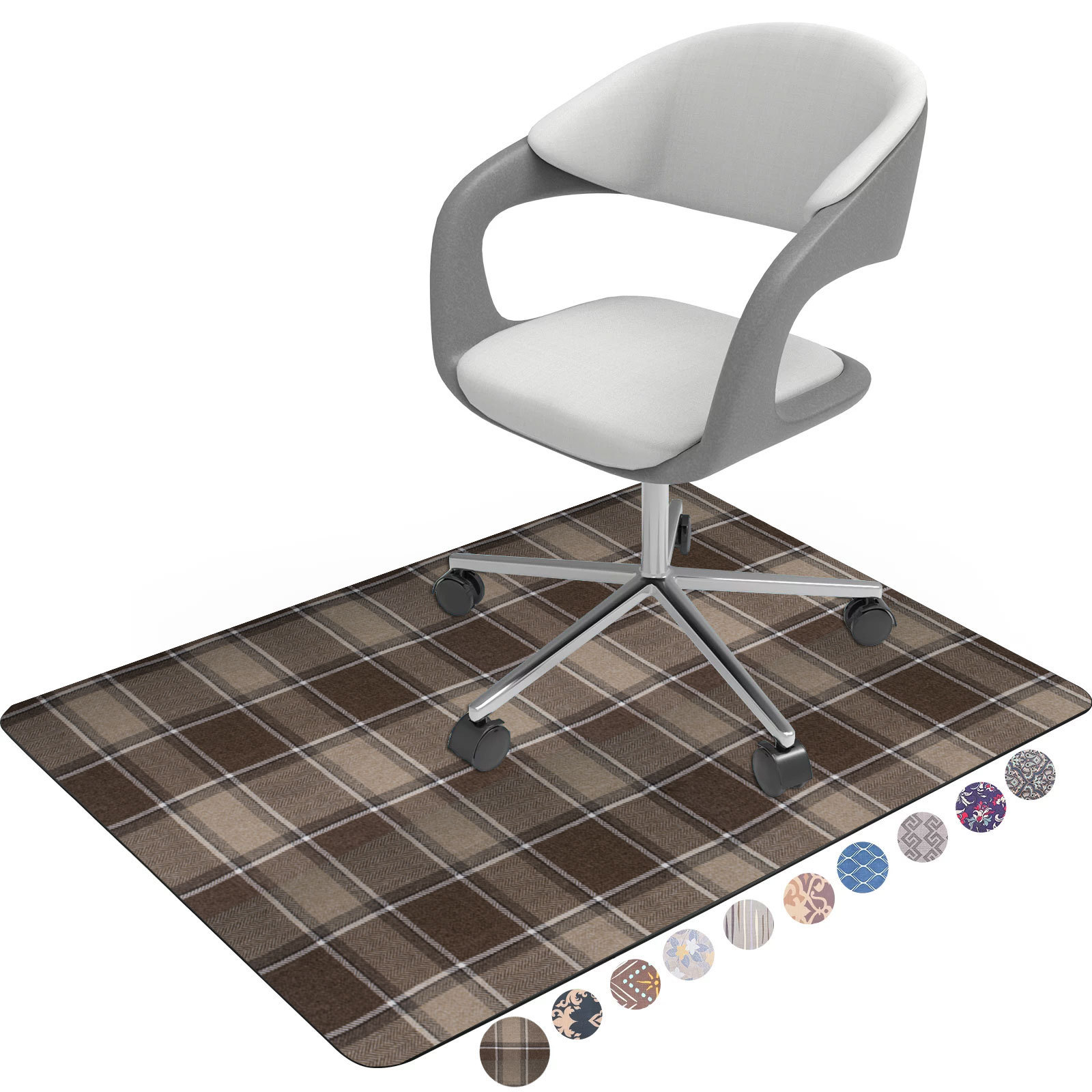 Office Chair Mat for Rolling Chairs, Under Desk Rug Protector for Rolling Chair