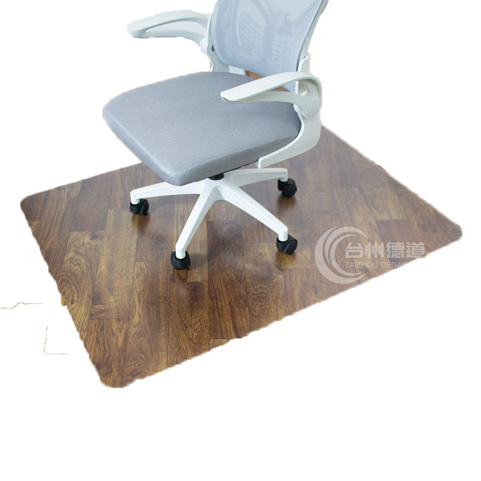 Home Large (46''*60'') Rug Under Desk for Rolling Chair, Non-Slip Protective PVC Chair Mat for Hardwood Floor