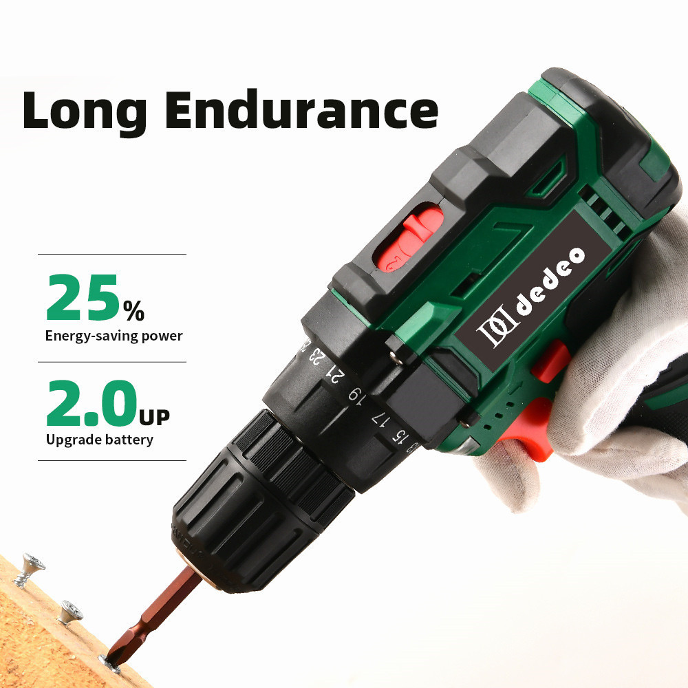 Electric Cordless Drill Variable Speed Mini Power Drill Tools Wireless Screwdriver Wholesale Professional 24V Battery Accepted