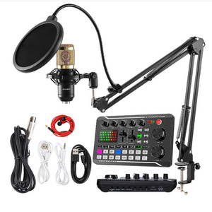 Condenser Microphone  Podcast Equipment Bundle with Tripod Stand and Professional Audio Mixer for Studio Recording Vocals,