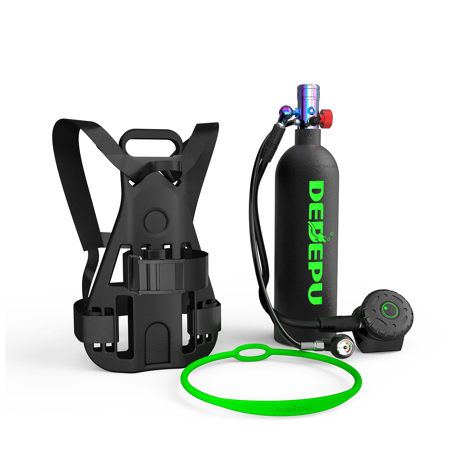 DEDEPU High-Pressure Oxygen Bottle Small Scopa Scuba Diving Air Tank for Underwater Adventures