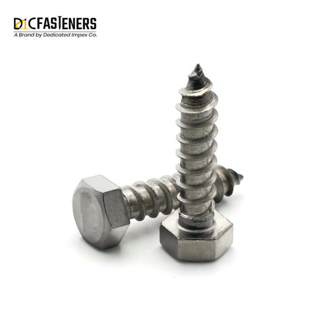 Galvanized Hex Head wood Lag screws Heat treated Diameter 7/8