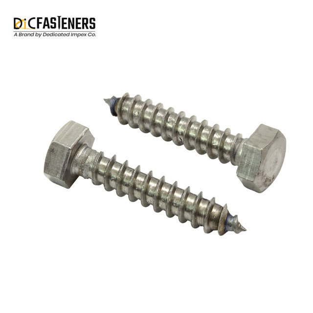 Galvanized Hex Head wood Lag screws Heat treated Diameter 7/8