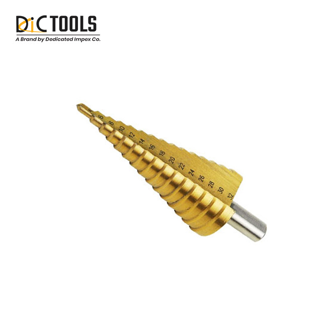 OEM M2 to M42 High Speed Steel Step Drill Bits For Metal Drilling