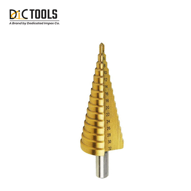 OEM M2 to M42 High Speed Steel Step Drill Bits For Metal Drilling